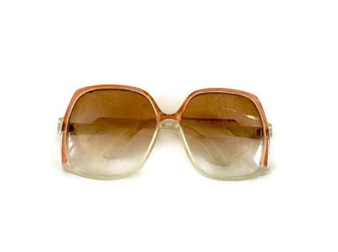 1970s Sunglasses Oval Oversized Sunglasses Huge 70s Sunglasses Etsy Big Round Glasses 70s