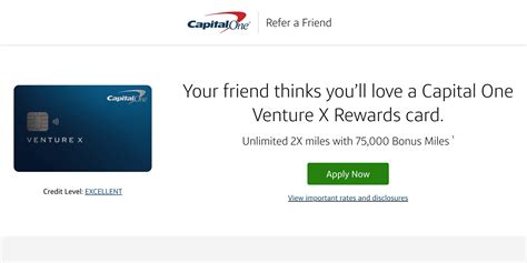 Capital One Venture X 75000 Point Referral Bonus Link