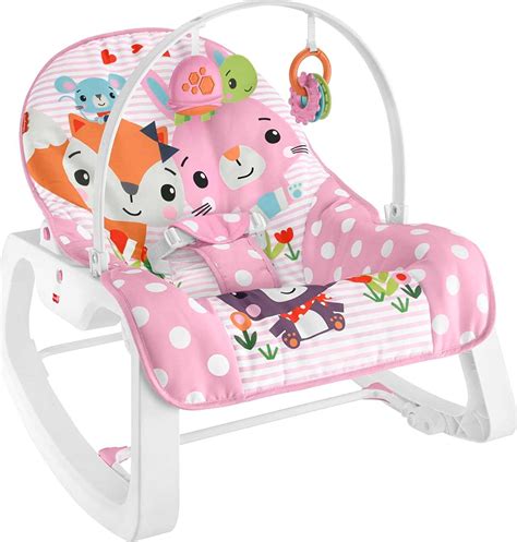 Buy Fisher Price Infant To Toddler Rocker Pink Critters Baby Rocking