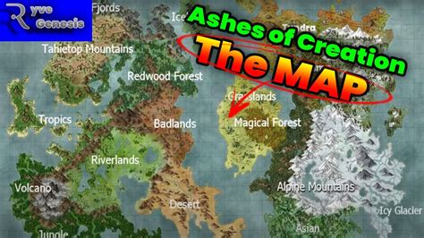 Ashes Of Creation The MAP Zones Nodes And Seasons YouTube