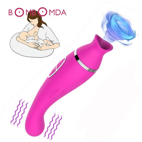 Dildo Vibrator Oral Nipple Stimulator Sucker Womenizer Pussy Pump