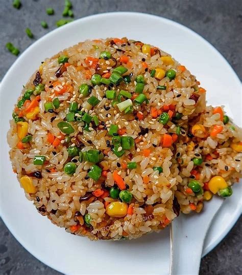 Japanese Chahan Or Fried Rice Vegan Recipe The Foodie Takes Flight
