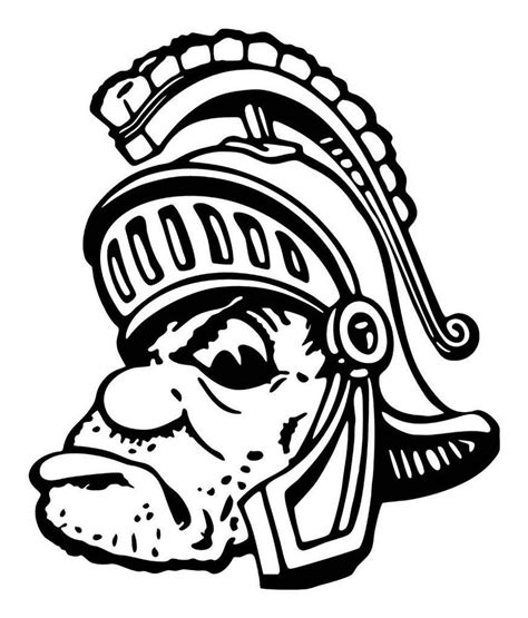 Download as svg vector, transparent png, eps or psd. MICHIGAN STATE UNIVERSITY SPARTANS "SPARTY" 12 X 14" HUGE ...