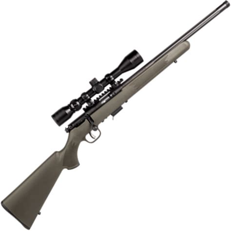 Savage 93r17 Fxp With Scope Blackod Green Bolt Action Rifle 17 Hmr