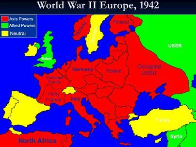 Ww Map Of Europe Allies And Axis Alysia Margeaux