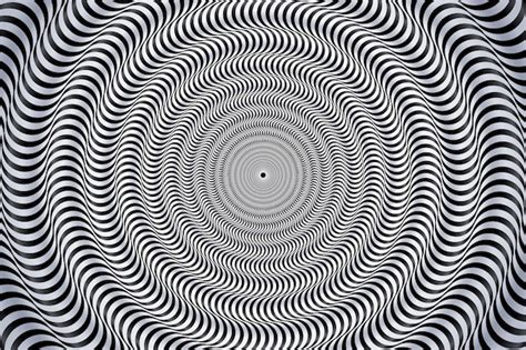 Free Vector Psychedelic Optical Illusion Background