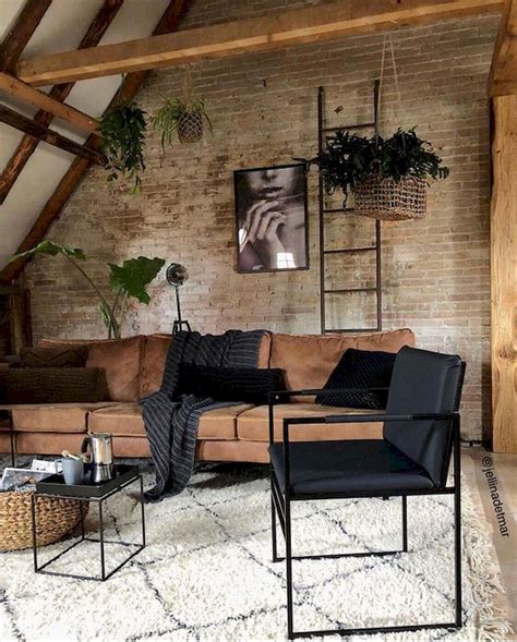 72 Industrial Living Room Decor Ideas In 2020 Industrial Chic Living