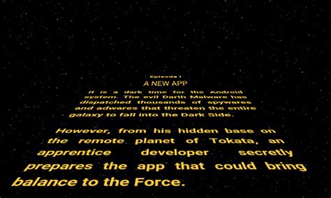 Make Your Own Star Wars Intro Knowpsawe