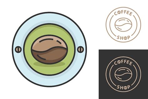 Diseño De Color De Logotipo De Café Para Cafetería O Cafetería Signo