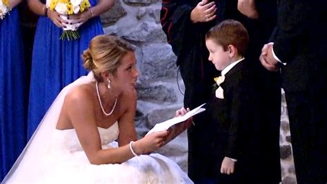 Bride Surprises Wedding Ceremony By Including Stepson And His Mom In Her Vows