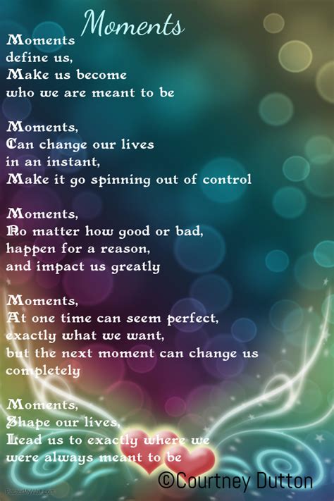 Moments ~ A Poem Virily