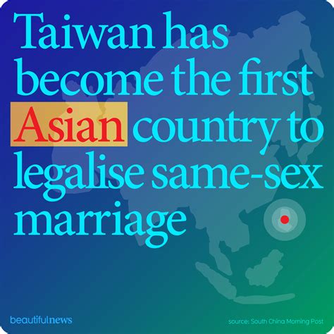 Taiwan Legalized Same Sex Marriage The First Asian Country To Do So — Beautiful News