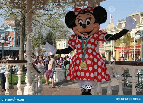 Minnie Mouse Disneyland In Paris Editorial Stock Photo Image Of
