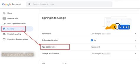 Generate Gmail App Password To Login Third Party Apps Pcguide4u