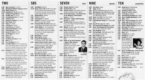 Classic TV Listings - TV History - Media Spy