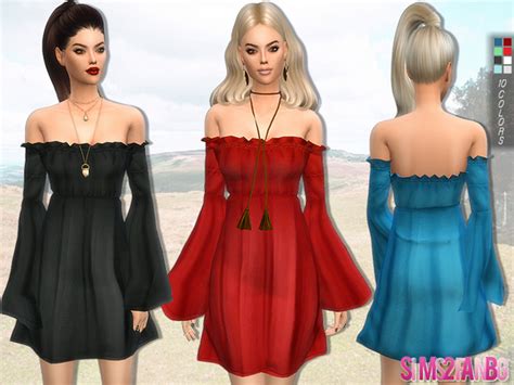 The Sims Resource 148 Boho Dress