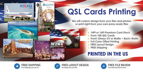 Qsl Concept Usa Qsl Cards Printing