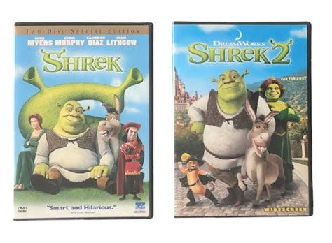 Shrek 2 Disc Edition Shrek 2 And Shrek The 3rd Dvds Eur 2129