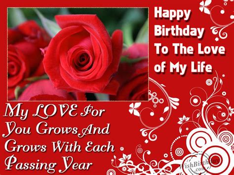 30 Happy Birthday Wishes Messages For Your Love Entertainmentmesh
