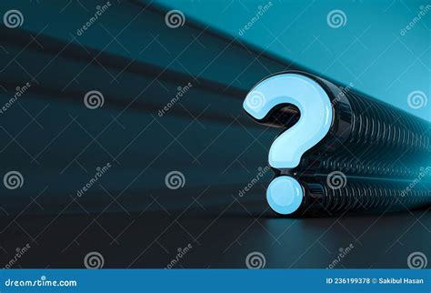 Question Mark Sign Iconic Background Sunray Realistic Look Symbol For