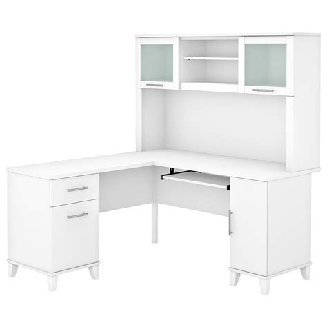 White L Desk Liberty Furniture Allyson Park Transitional L Shaped