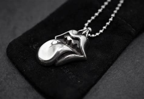 Chrome Hearts Rolling Stones Lips And Tongue Pendant Grailed