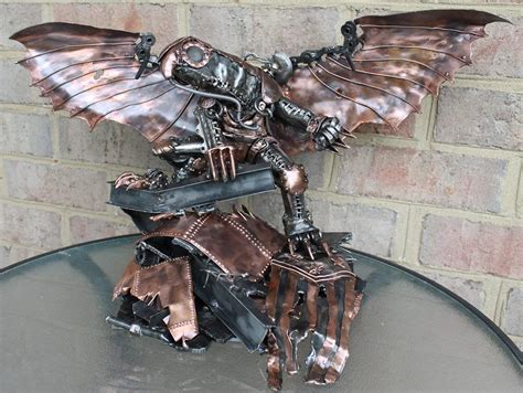 Bioshockinfinite Songbird Metal Sculpture By Geargoyle Metal Art Do