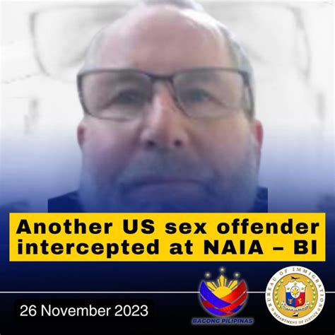another us sex offender intercepted at naia bureau of immigration philippines