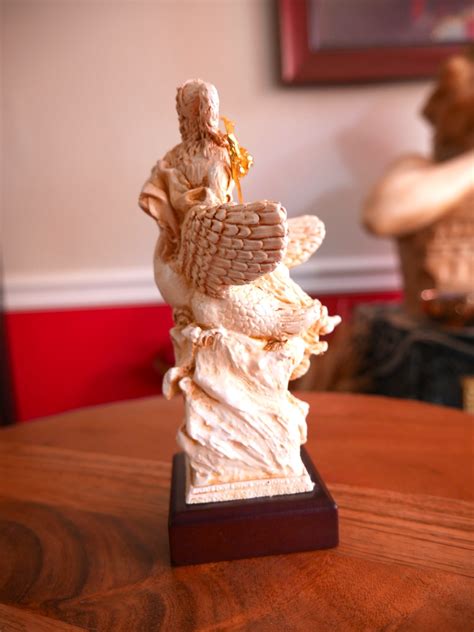 Aphrodite And Swan Greek Goddess Venus Statue Alabaster Persephones Pearl
