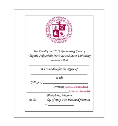 Free 8 Sample Graduation Announcement Templates In Pdf Ms Word