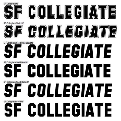 Collegiate Font Download Collegiate Font Collegiate Fonts