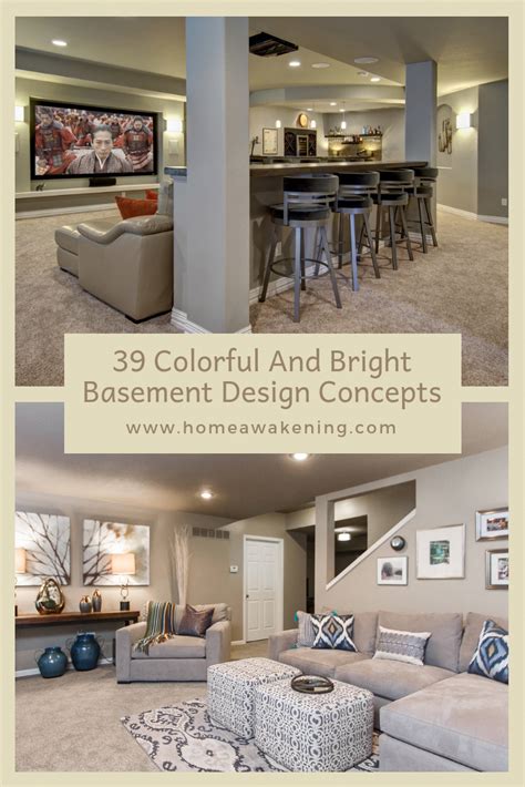 Small Basement Interior Design Smallbasementdesign Basement Living