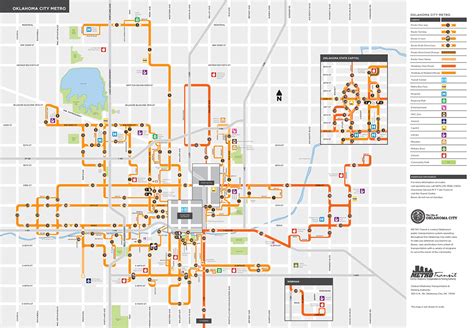 Oklahoma City Transit System Map On Behance