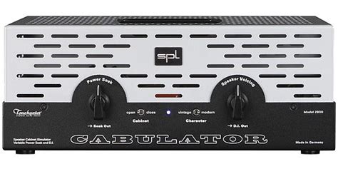 Power soak & cabinet simulator. SPL ( エスピーエル ) >Cabulator 送料無料 | サウンドハウス
