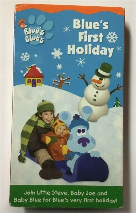 New Sealed Blue S Clues Blue S First Holiday Vhs Video Tape Sexiz Pix