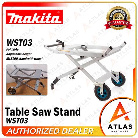Makita Table Saw Stand Wst03 For Mlt100 Original Shopee Philippines