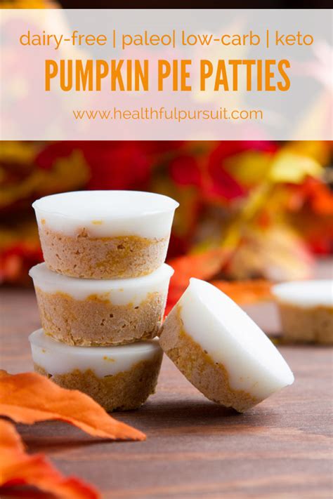 Yes, you can eat dessert on the ketogenic diet. Fat Bomb Pumpkin Pie Patties | Healthful Pursuit