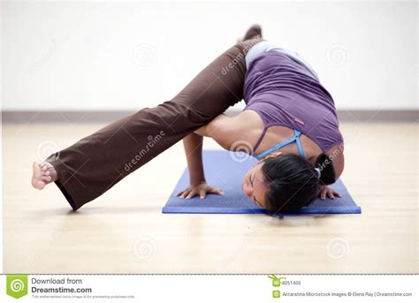 Yoga Arm Balance Stock Photo Image 8251400