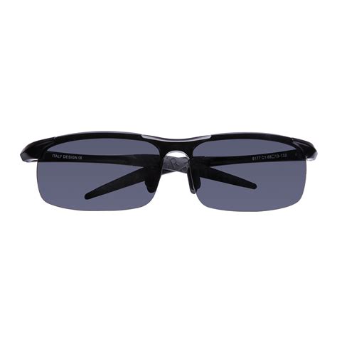 zovision polarized driving sunglasses for men lightweight metal frame uv400 black frame gray