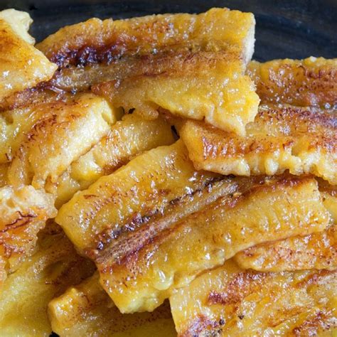 This Fried Banana Recipe Is Flavored With A Slight Hint Of Cinnamon