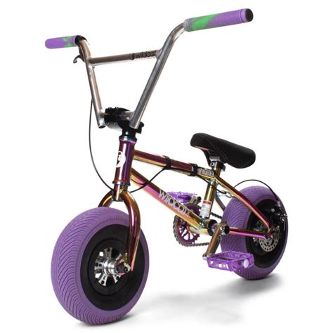 Wildcat Mini Bmx Joker Original 2c With Brake Rainbowpurple