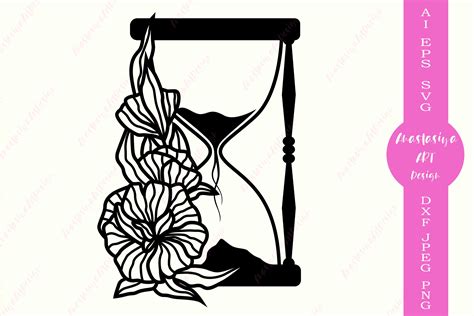 hourglass 2 svg hourglass svg time svg cut files for silhouette hourglass files for cricut eps