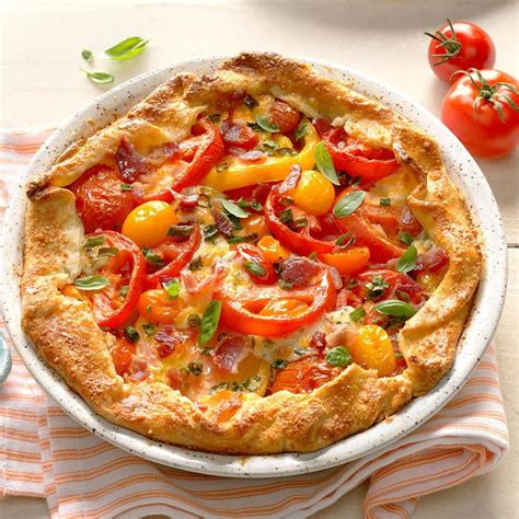 Rustic Tomato Pie Recipe How To Make It Taste Of Home