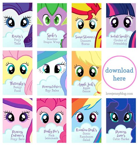 A Magical My Little Pony Birthday Party Plus Free Printables In 2020
