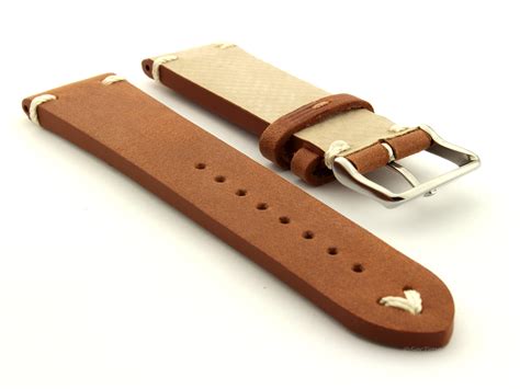 Genuine Leather Vintage Retro Style Watch Strap Band 18 20 22 24