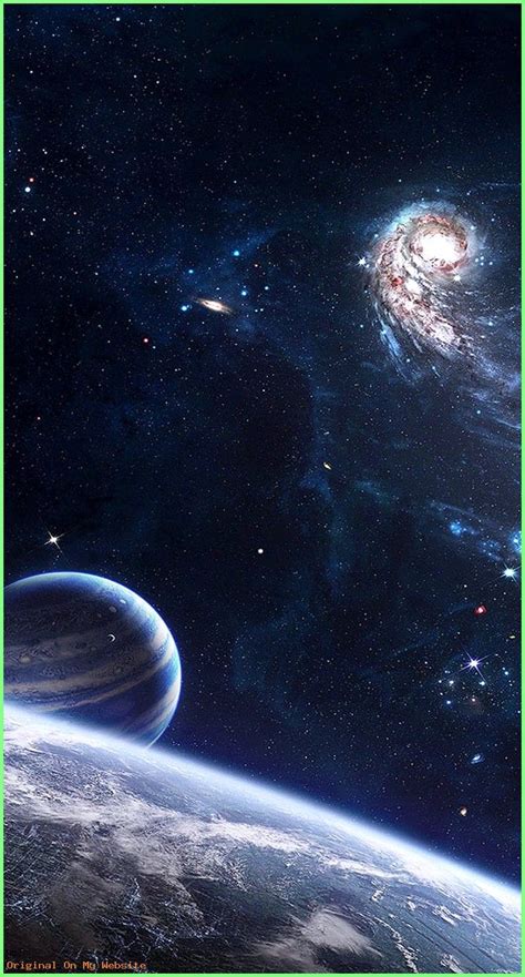 Outer Space Futuristic Galaxy 746x1387 Wallpaper
