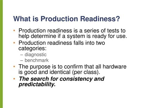 Ppt Linux Cluster Production Readiness Powerpoint Presentation Free
