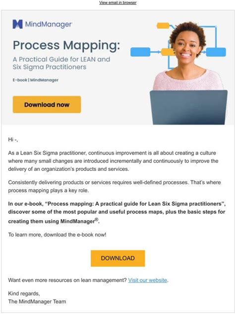 Mindmanager Mind Mapping Software Discover How Lean Six Sigma Practitioners Use Processes