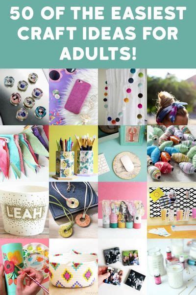 Easy Crafts For Adults Great Ideas To Try Easy Crafts Craft Projects For Adults Crafts