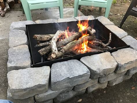 Few days later remembered i had picked up a. Inexpensive Fire Pit made from a 55 Gallon Drum, a grate ...